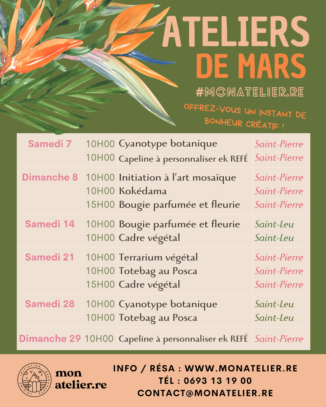 Atelier Terrarium végétal